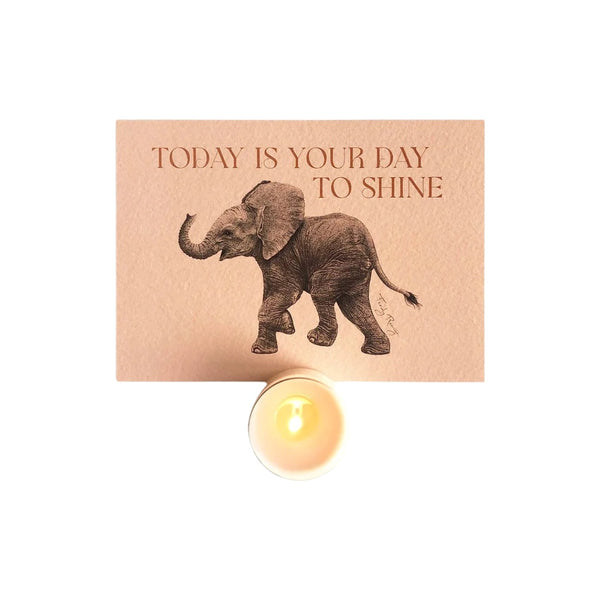 Feu de Mer Kaart Met Geurkaars - Today Is Your Day To Shine