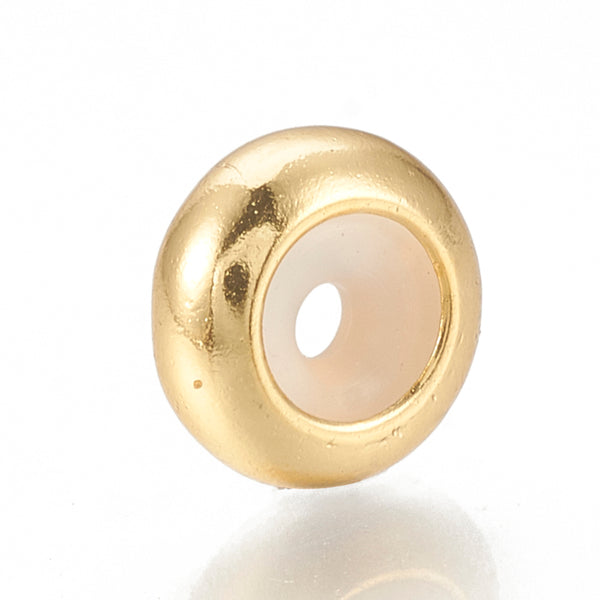Budget Macrame Closure 7.5x4mm Gold (Smart Bead Stopper)
