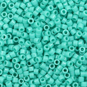 Miyuki Delica 11/0 Opaque Turquoise Green