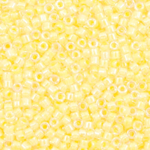 Miyuki Delica 11/0 Ceylon Light Lemon Ice Yellow