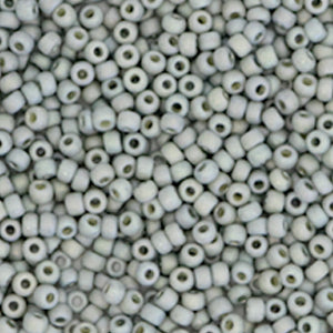 Miyuki Rocailles 11/0 Opaque Glazed frosted Rainbow Grey - 5 gram