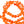 Load image into Gallery viewer, Top Faceted Beads Bicone 6mm Vibrant orange - 46 pieces