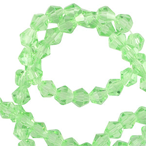 Top Faceted Beads Bicone 3mm Spring Green - 162 pcs