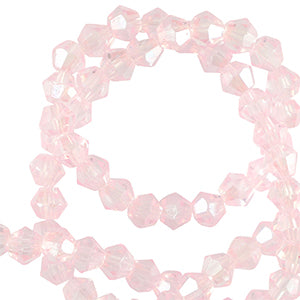 Top Facet Kralen Bicone 3mm Palace rose - 162 stuks