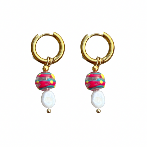 Oorbellen Hoop Ocean Glow