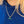 Load image into Gallery viewer, Bedel (Stainless Steel) Walvis Staart Blauw 23mm Zilver - 1 stuk