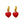 Load image into Gallery viewer, Oorbellen Hoop Sparkle Heart
