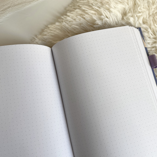 Bullet Journal Blue Flowers