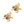 Load image into Gallery viewer, DQ Bedel Schildpad Zirkonia Multicolor 21mm Goud - 1 stuk