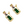 Load image into Gallery viewer, DQ Bedel Fles Zirkonia 27mm Goud - 1 stuk