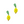 Load image into Gallery viewer, Bedel Hanger Faceted Glass Citroen 19x11mm