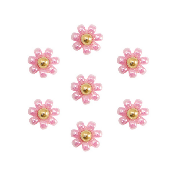 Miyuki Bloemen Kraal 8mm Pink Goud