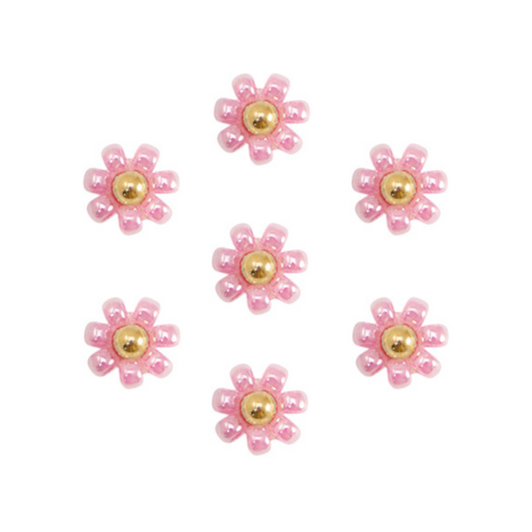 Miyuki Bloemen Kraal 8mm Pink Goud - 1 stuk