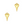 Load image into Gallery viewer, DQ Bedel Hart Punt 15mm Goud - 1 stuk