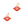 Load image into Gallery viewer, DQ Bedel Lippen 11mm Rood Goud - 1 stuk