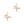 Laad afbeelding in galerie, DQ Bedel Ster Sparkle Zirkonia 16mm Goud - 1 stuk