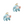 Load image into Gallery viewer, DQ Bedel Olifant Met Bloem 15mm Goud - 1 stuk
