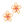 Load image into Gallery viewer, Bedel Hanger Bloem Kralen Oranje 37x40mm - 1 stuk