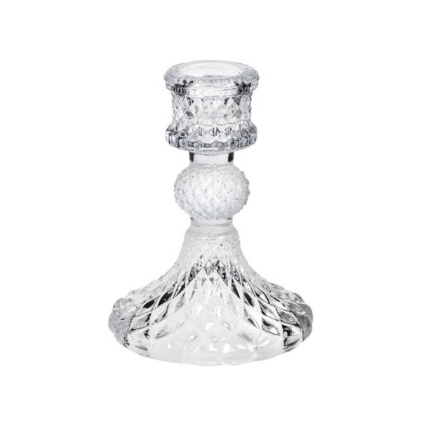 Kaarsen Kandelaar Glas Deco Transparant