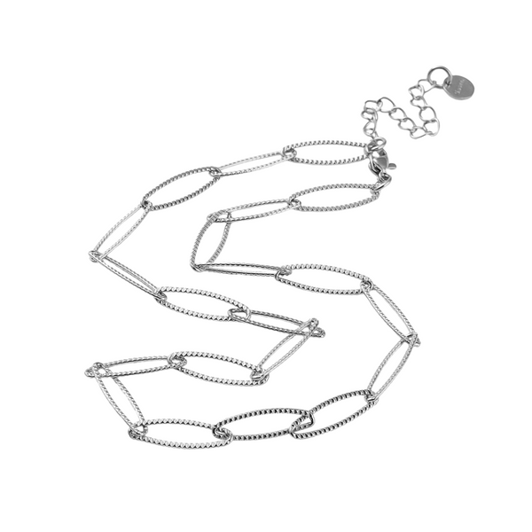 Ketting Basis Paperclip Ribbel Chain