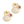 Load image into Gallery viewer, DQ Bedel Hanger Konijn Met Bloem 26.5mm Goud - 1 stuk