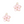 Load image into Gallery viewer, BQ Charm Flower Pink - Gold