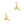 Load image into Gallery viewer, Bedel (Stainless steel) Haaientand 11mm Goud - 1 stuk