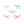 Load image into Gallery viewer, Bedel Hanger Strik Kralen Multi 15x17mm - 1 stuk