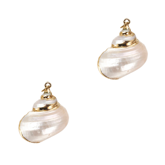 Bedel Draaischelp Glimmend Met Gouden Details - 1 stuk