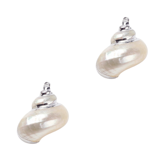 Bedel Draaischelp Glimmend Met Zilveren Details - 1 stuk