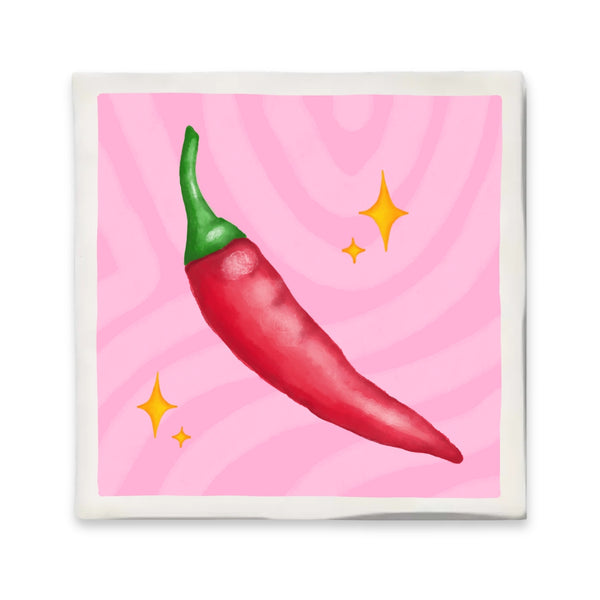 Tegeltje Met Illustratie Bits Of Bliss - Peper