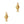 Laad afbeelding in galerie, Bedel (Stainless Steel) Vis Karper 20mm Goud - 1 stuk