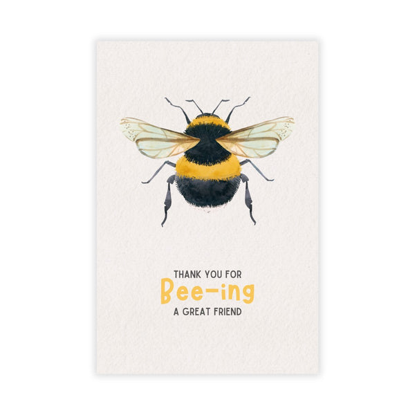 Kaartje Thank You For Bee-ing A Great Friend