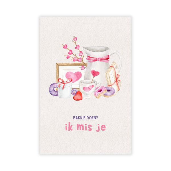 Kaartje Bakkie Doen? Ik Mis Je