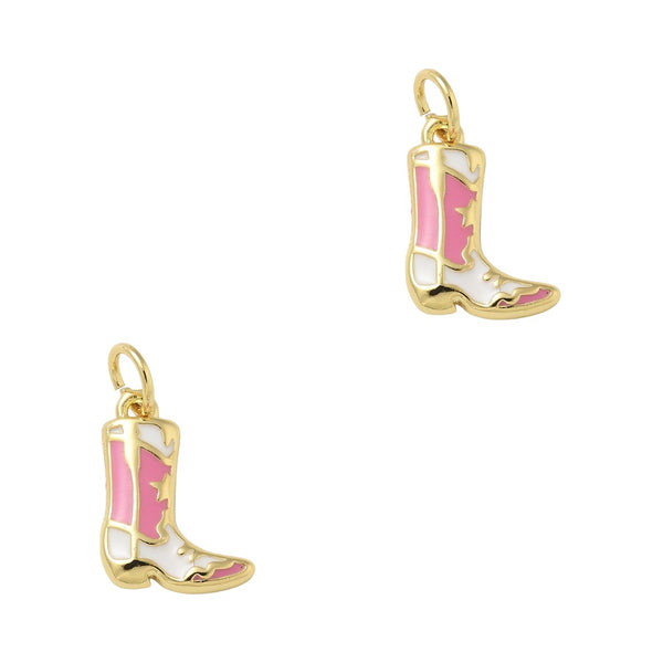 DQ Bedel Cowboy Laars 13.5mm Roze Goud - 1 stuk