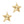Laad afbeelding in galerie, Bedel (Stainless Steel) Ster Deluxe 19.5mm Goud - 1 stuk