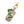 Load image into Gallery viewer, Sleutelhanger Kralen Mojito - Groen Wit