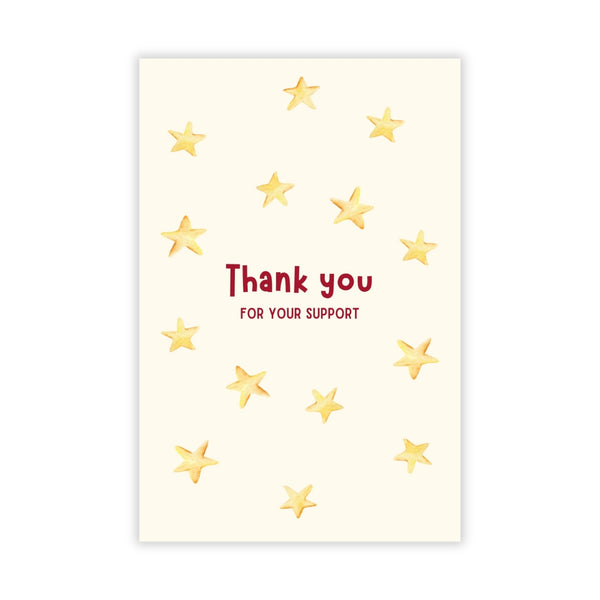 Kaartje Thank You For Your Support