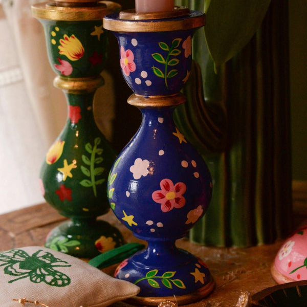 Kaarsen Kandelaar My Doris Klein - Blauw