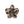 Load image into Gallery viewer, Haarclip Bloem Marble Bruin