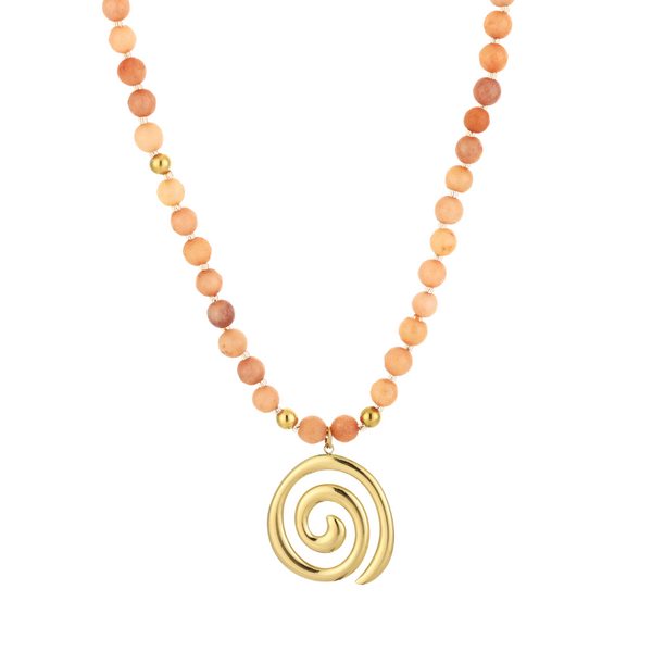 Ketting Spiral Light Brown