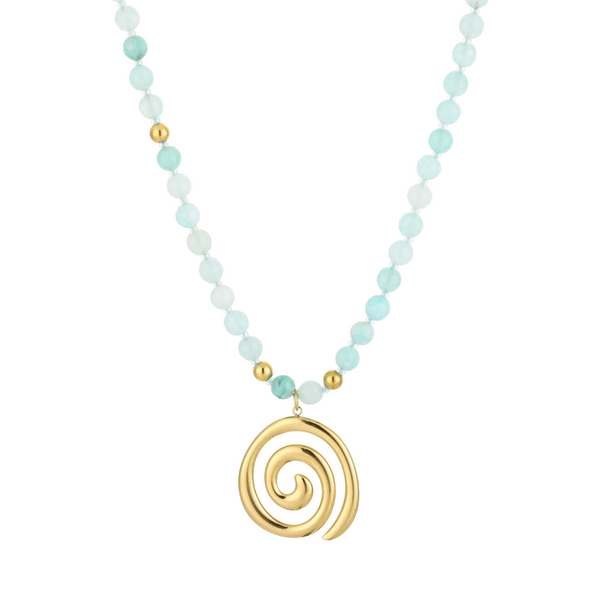 Ketting Spiral Blue