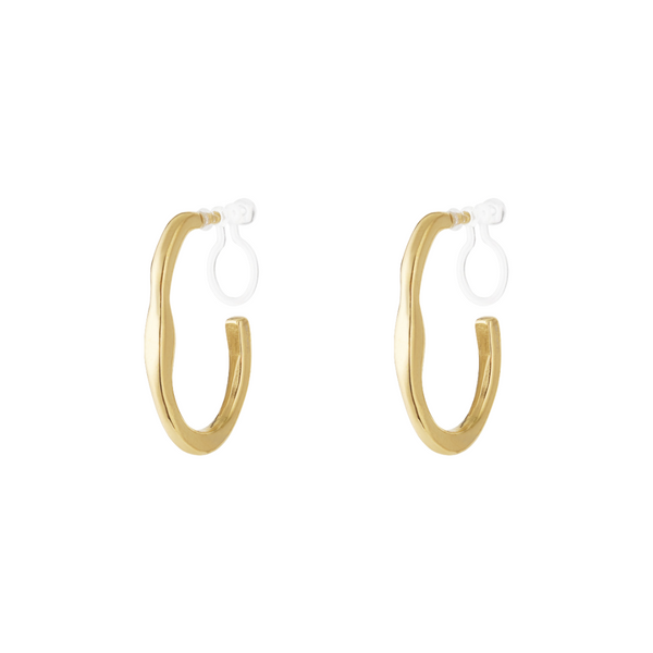 Oorbellen Clip-on Oval Hoop
