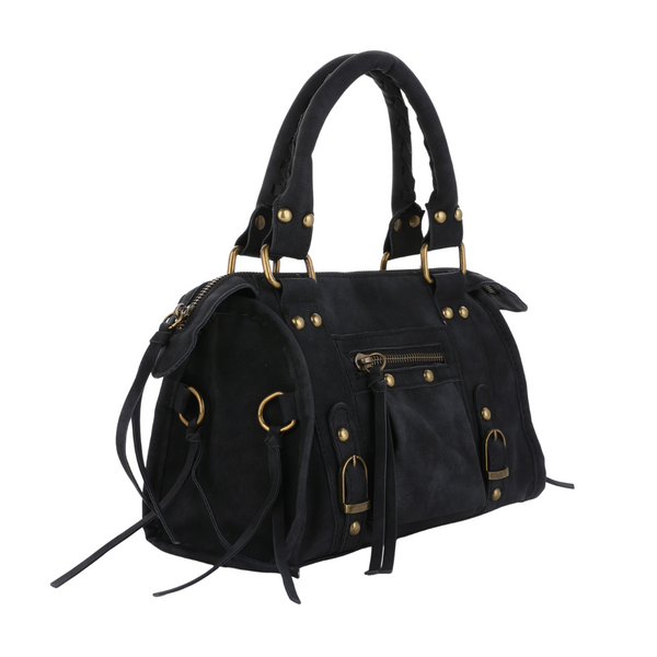 Tas Fringed Black