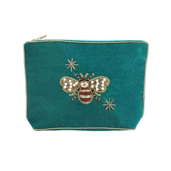 Make Up Tasje Kralen Bij - Groen