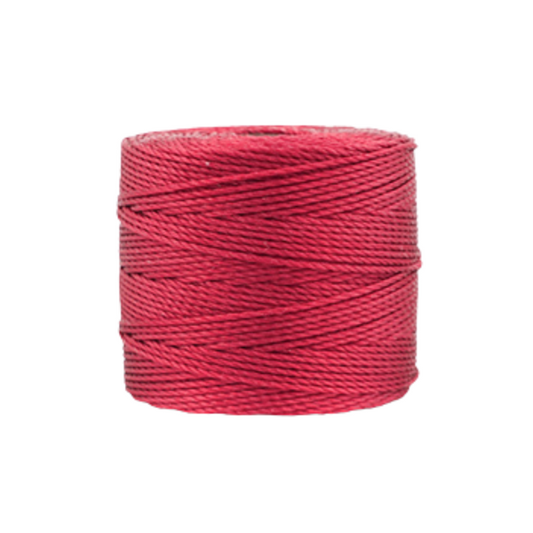 Nylon S-Lon draad 0.5mm Donker Rood - per meter
