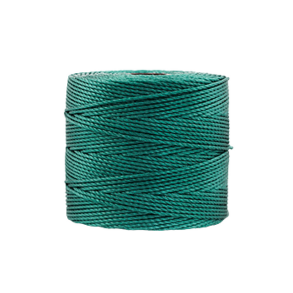 Nylon S-Lon draad 0.5mm Donker Eden Groen - per meter