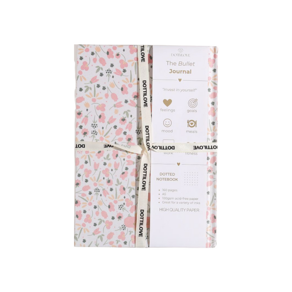 Bullet Journal Pink Flowers