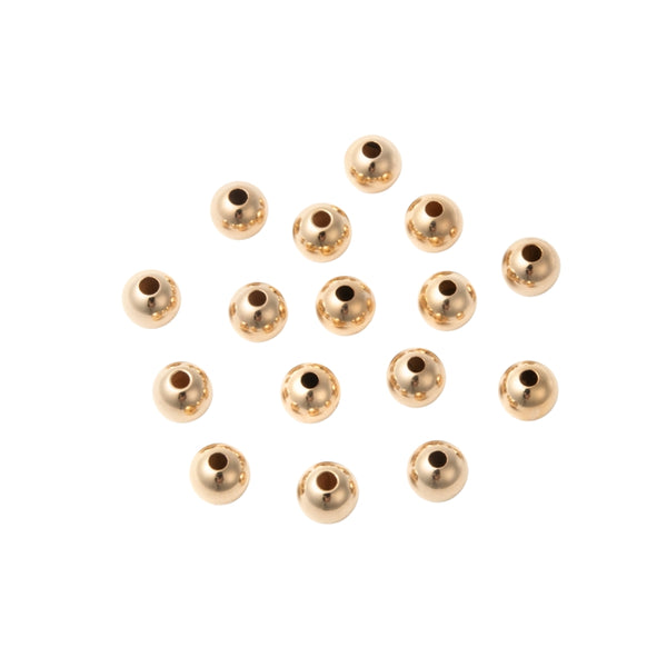 Metalen Kraal 14k Gold Filled 6mm Goud - 1 stuk