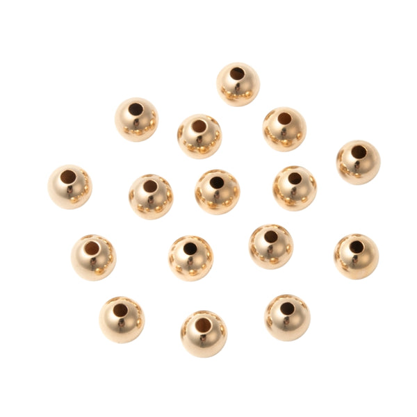 Metalen Kralen 14k Gold Filled 8mm Goud - 1 stuk